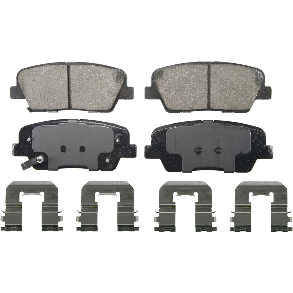 QuickStop ZD1284 Ceramic Disc Pad Set, Rear