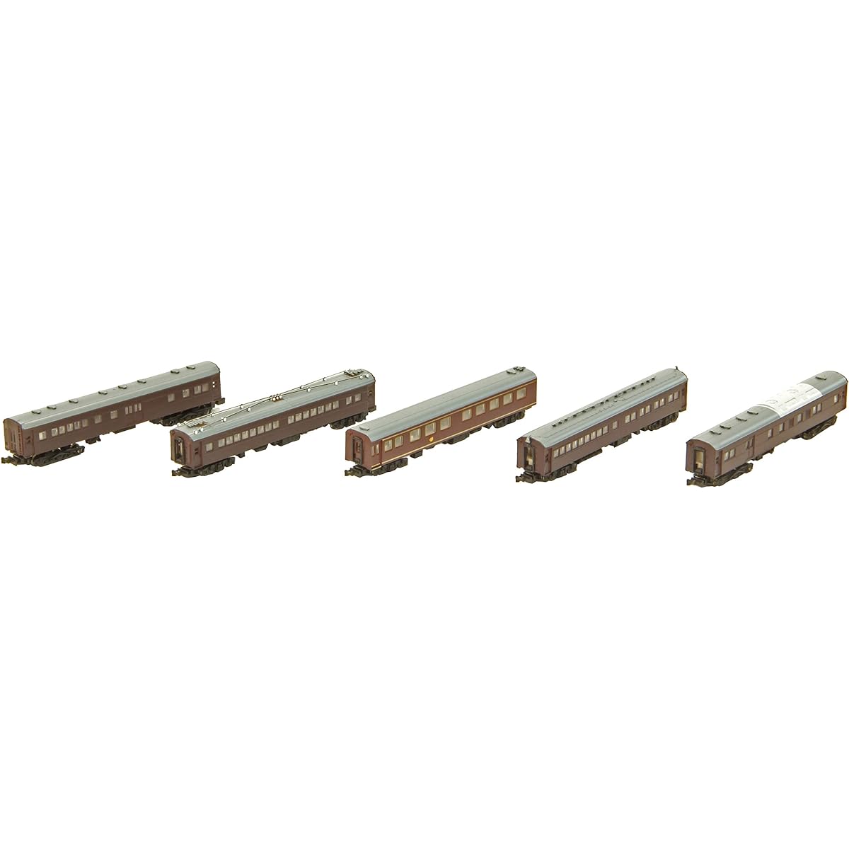 Z Gauge No. 1 Formation Train Late Specification 5-Car Set T036-1 Railway Model Passenger Car