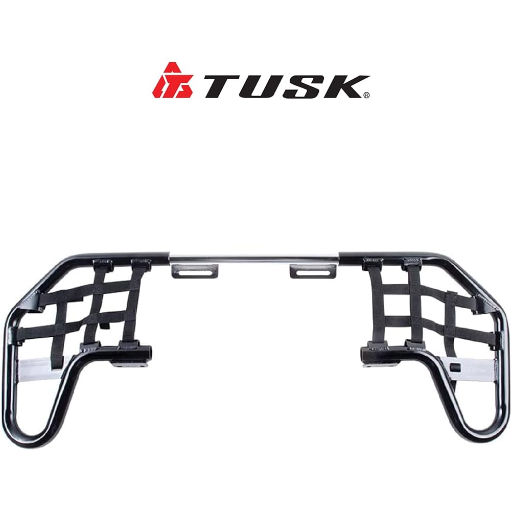 TUSK COMP Series Nurf Bar Black Weather With Yamaha Raptor 660 2001-2005