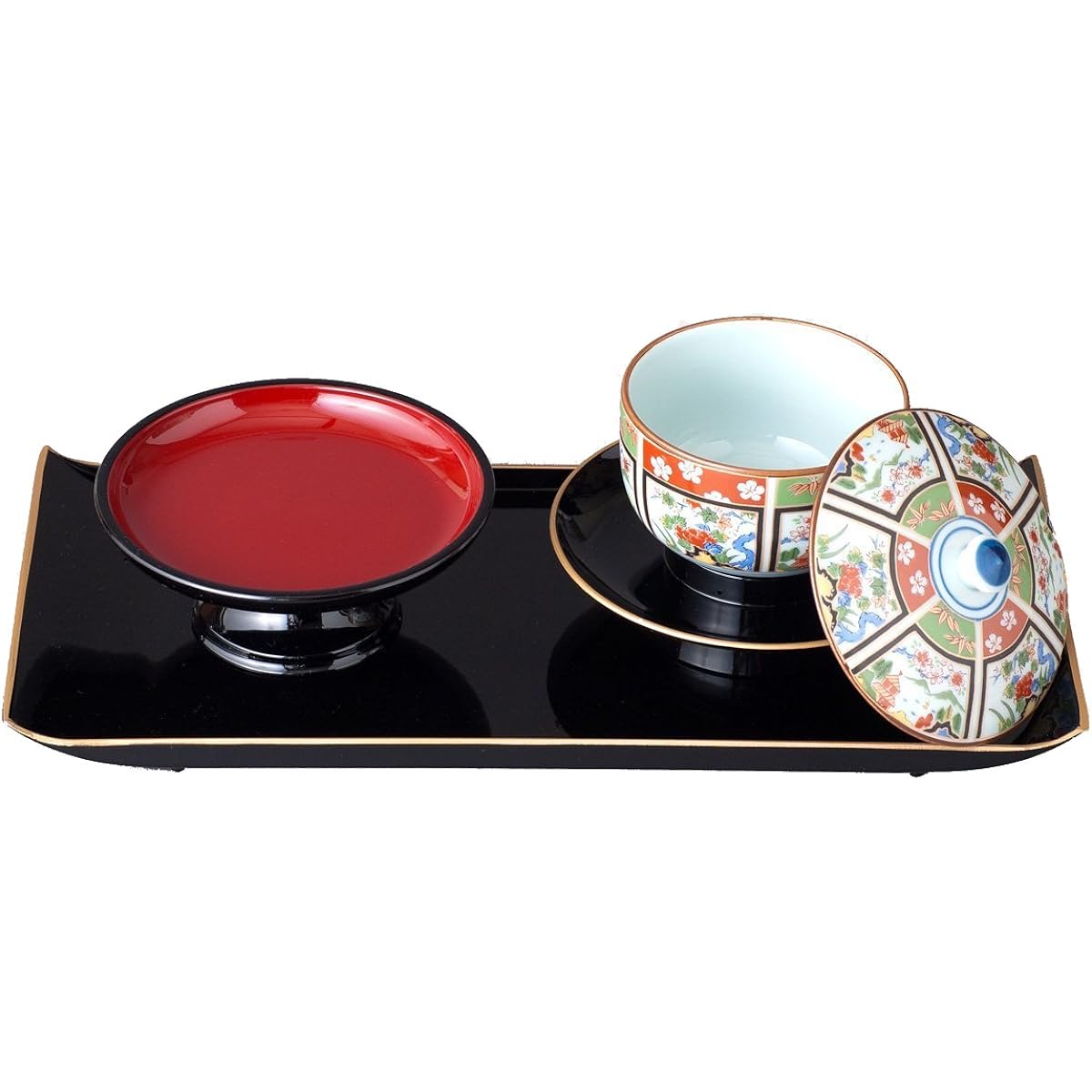Egg Plant Porcelain Temple Waitperson Set