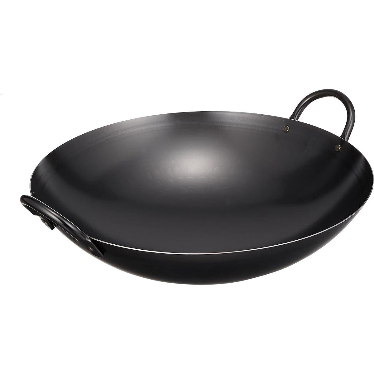 Endo Shoji Commercial Wok 54cm Hammered Iron Made in Japan ATY03054