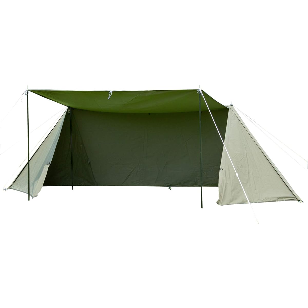 BUNDOK Solo Base BDK-79TC [For 1 Person] Pup Tent Military Mask Storage Compact Blend Cotton Full Close