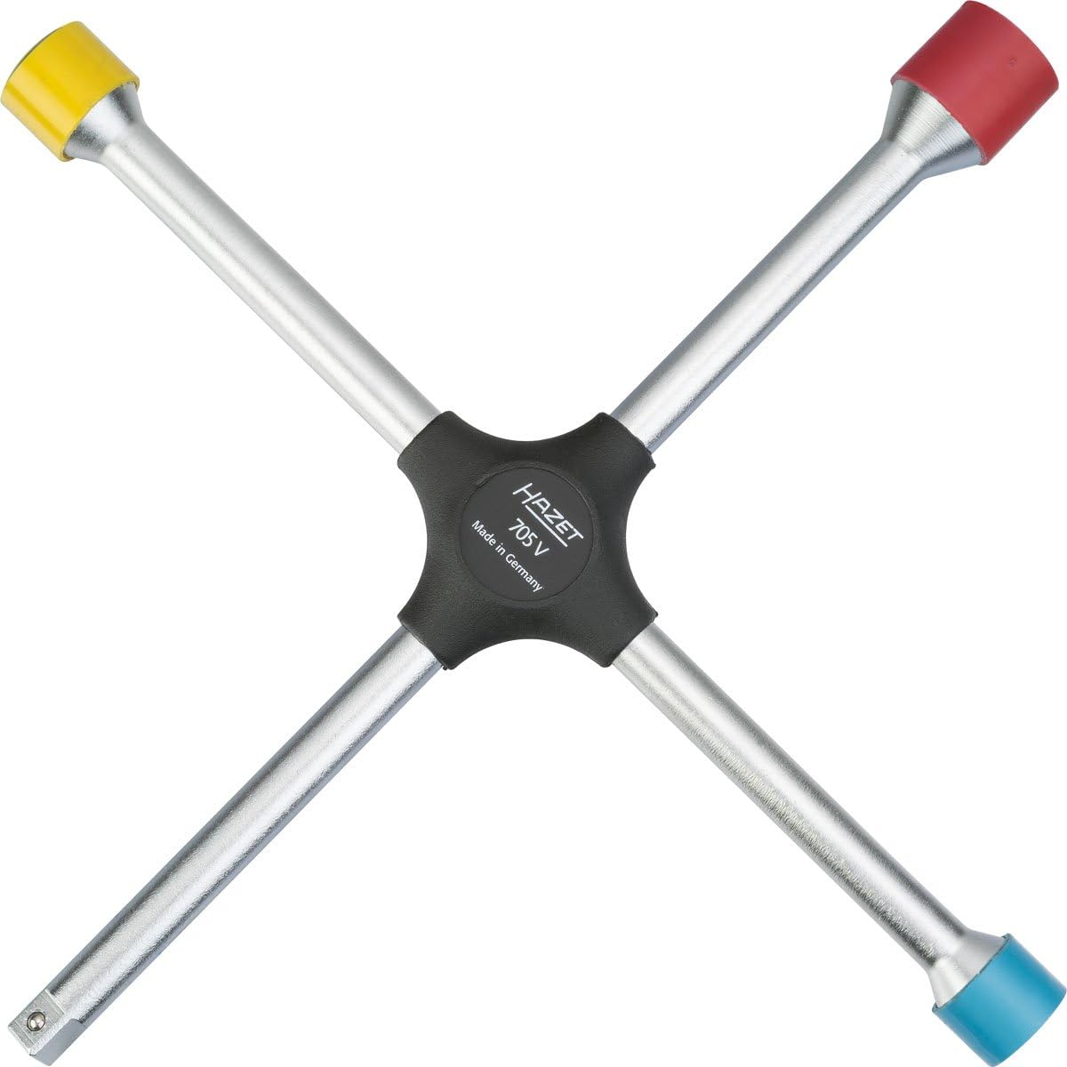 HAZET Cross Spanner Wrench for cars, vans, and MPVs that combines common spanner sizes into one | Outer diameter hexagonal 17 x 19 x 21 x Square drive 12.5 mm (1/2") | 38 x 38 x 3cm [Japanese regular import product] 705V
