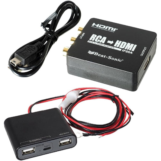 Beat-Sonic IF25A RCA⇒HDMI conversion adapter [Analog video and audio can be converted to HDMI!]