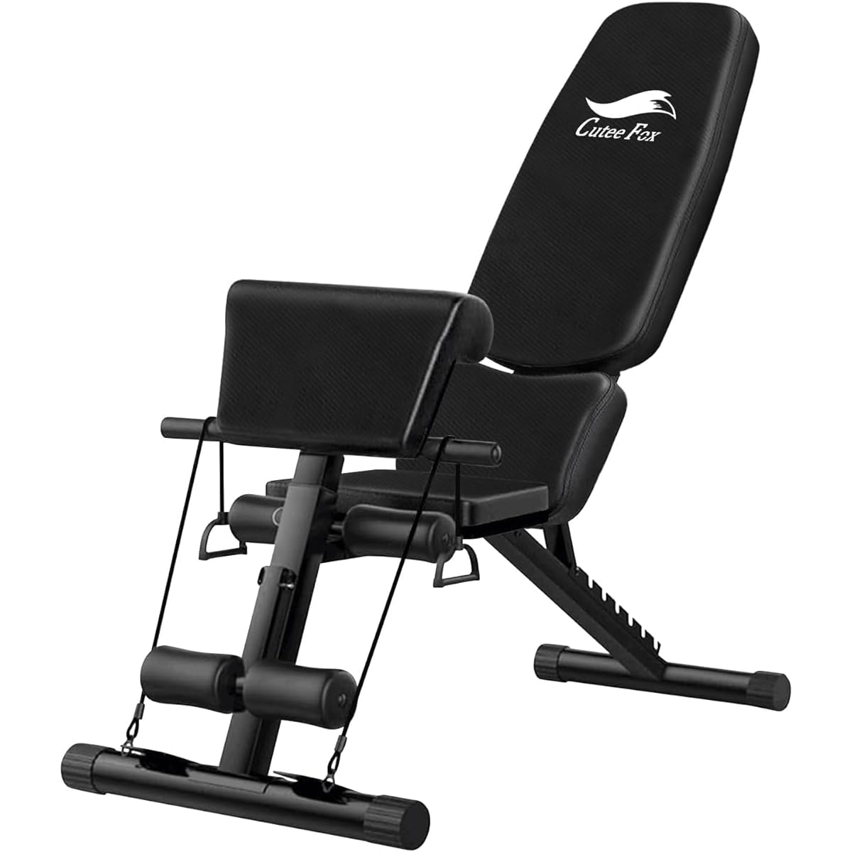 Training bench, multi-sit-up bench, foldable, adjustable, flat bench, easy to adjust angle, abdominal muscles, back muscles, dumbbell bench, convenient storage, leisure 89