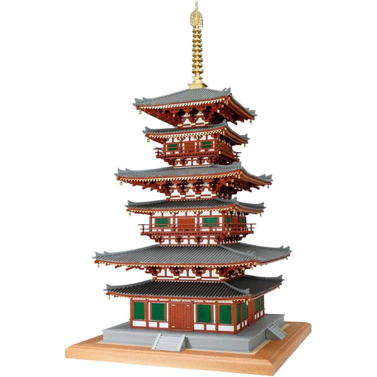 Woody Joe 1/75 Yakushiji West Tower Wooden Model Assembly Kit