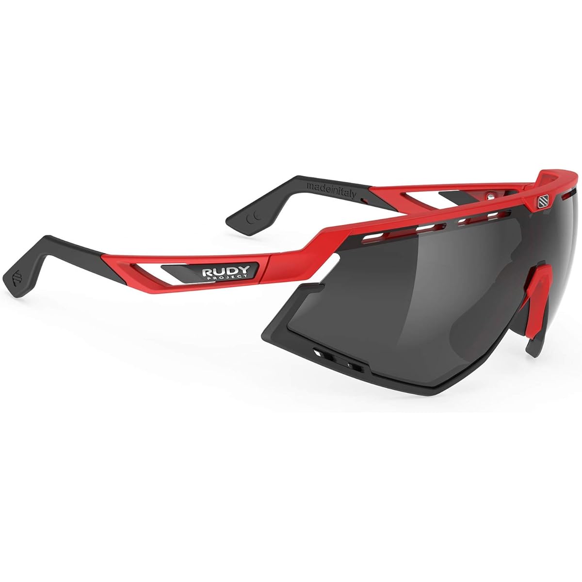 RUDYPROJECT Sports Sunglasses Weight: 28g Lens Width: 141mm Temple Length: 118mm Height: 44mm 7 Curve Lens DEFENDER Road Bike Bicycle Marathon Jogging Exercise Triathlon Tennis Baseball SP521054-0000/SP526869-0020