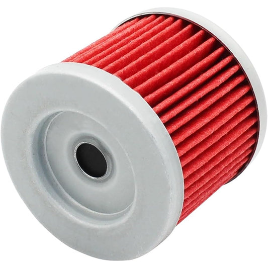 Motorcycle Breather Filter For Suzuki GSXS125 GSXR125 DR100 DR125 Burgman AN125 AN 125 AN150 AN400 AN 400 Executive Motorcycle Parts Oil Filter (Color : 4pcs-red)