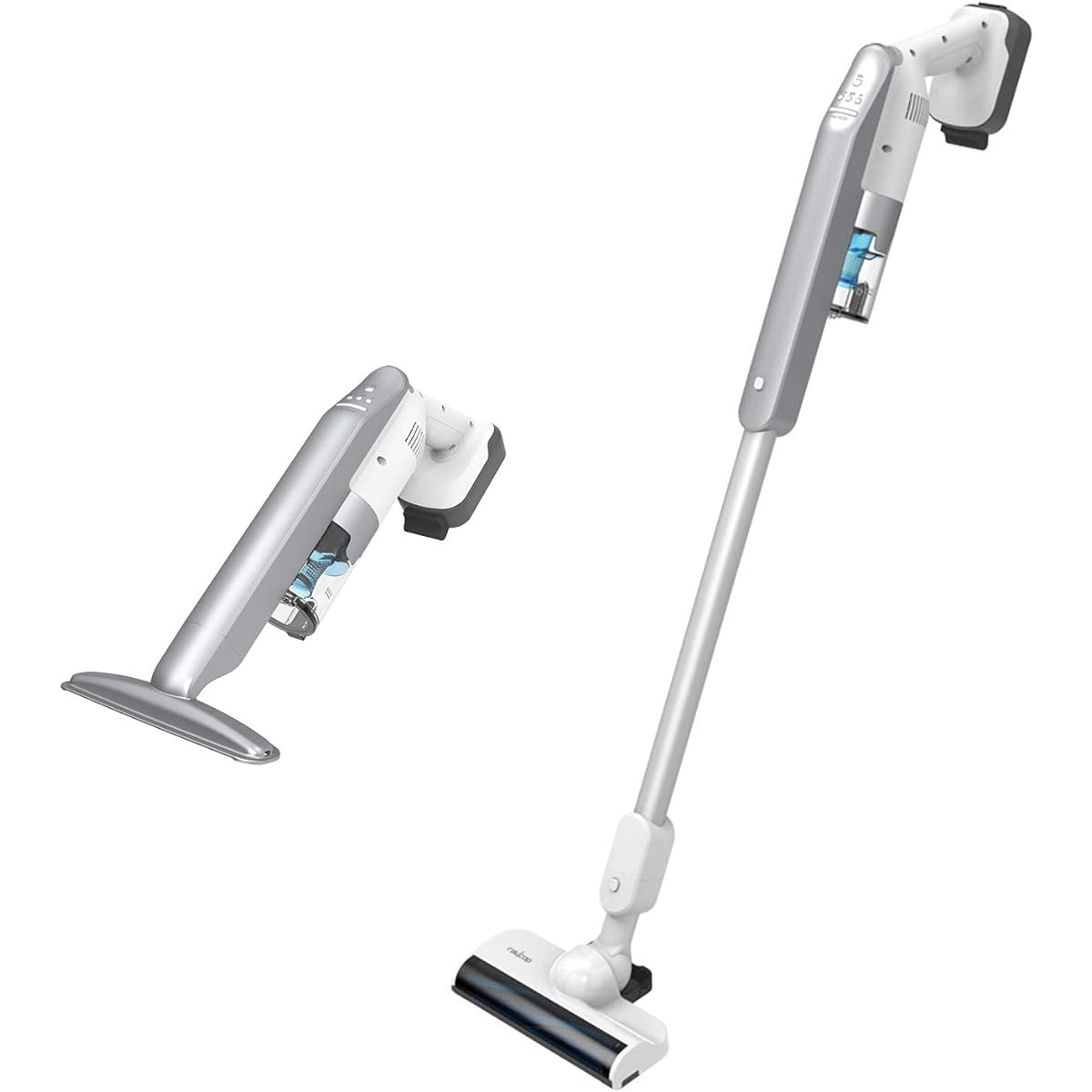 Raycop Cordless Vacuum Cleaner Handy Cyclone Stick Cleaner Equipped with High Power Motor Head Cloth Nozzle Washable Dust Box 2WAY Lightweight Slim RHC-100JPWH-E White