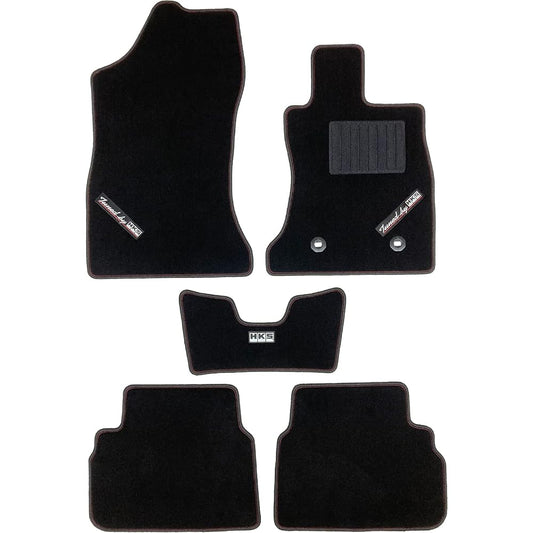HKS Floor Mat Front + Rear Set for WRX S4(VBH) LEVORG(VN5/VNH) FLOOR MAT FRONT+REAR SET 51007-AK442 Black