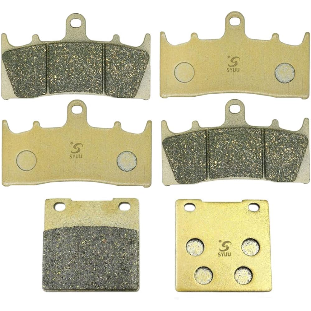 SYUU Motorcycle Replacement Front Rear Brake Pads Suzuki GSXR 750 94-99 TL1000 98-02 GSXR 1100 93-96 GSF 1200 01-05 FA188F FA063R
