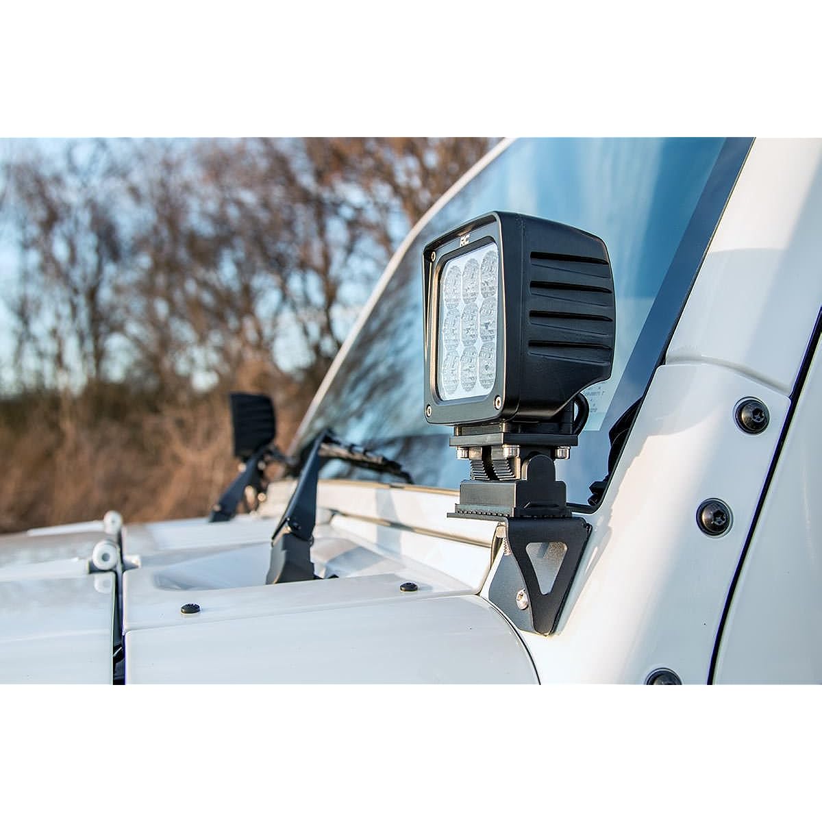 [Rough Country] Light mount 3/8 inch or 10mm hole JEEP WRANGLER Jeep Wrangler JK/6004