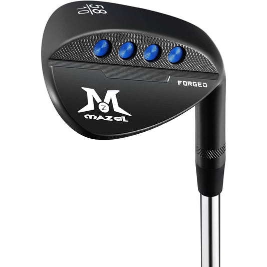 MAZEL FORGED Forged Golf Sand Wedge Men's Right-handed Loft Angle: 48 degrees, 50 degrees, 52 degrees, 54 degrees, 56 degrees, 58 degrees, 60 degrees Wide Sole Wedge