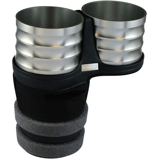 ALCABO Multi-Pocket Series "Silver Cup Holder (Model Number: AL-T110S)" ■AUDI/BMW/LEXUS/Mercedes-Benz/NISSAN/TOYOTA/VW AL-T110S