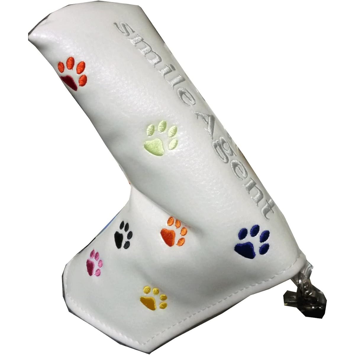 Paw embroidery golf putter cover pin type magnet type