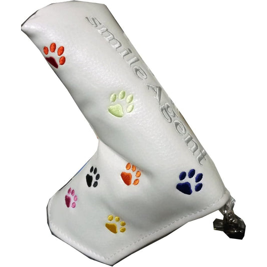 Paw embroidery golf putter cover pin type magnet type