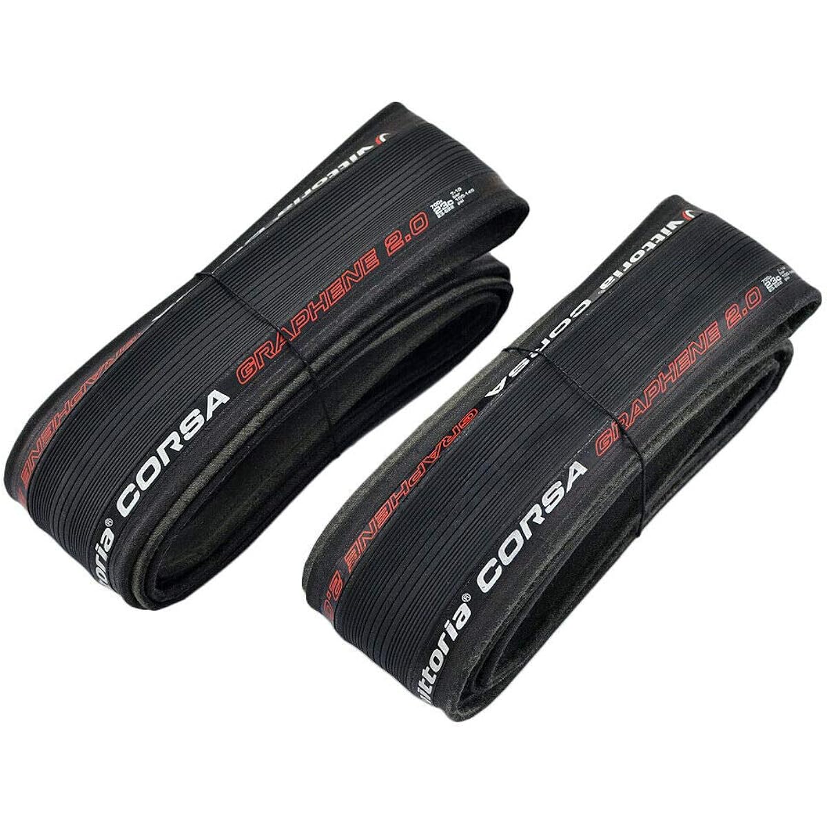 Vittoria CORSA G2.0 GRAPHENE Clincher Tire 700x23C, Black, VT1968