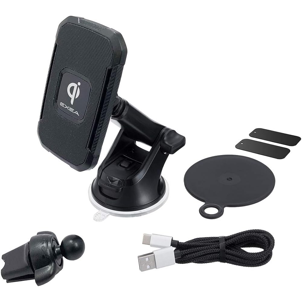 Seiko Sangyo Car Interior Items EXEA Magnetic Charging Smartphone Holder EC-219