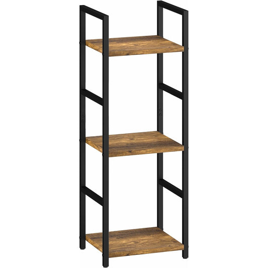 WARABI KK Shelf Rack, Open Shelf Rack, Stylish Rack, Bookshelf, Wood Grain, Open Rack, Shelf, Easy to Assemble (Width 80 x Depth 30 x Height 90 cm)