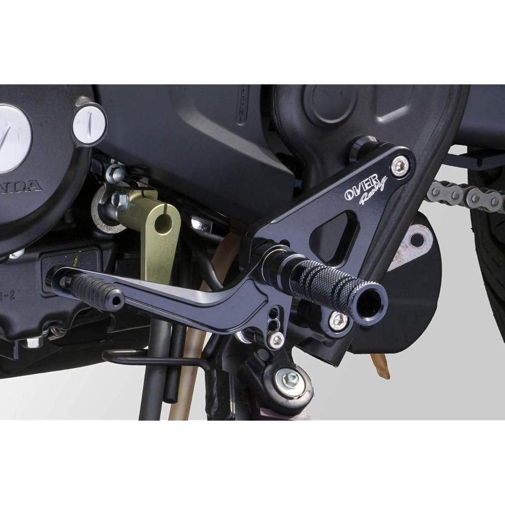 OVER RACING Back Step Rebel 250 Rebel250 4 Position Aluminum Black 51-13-02B