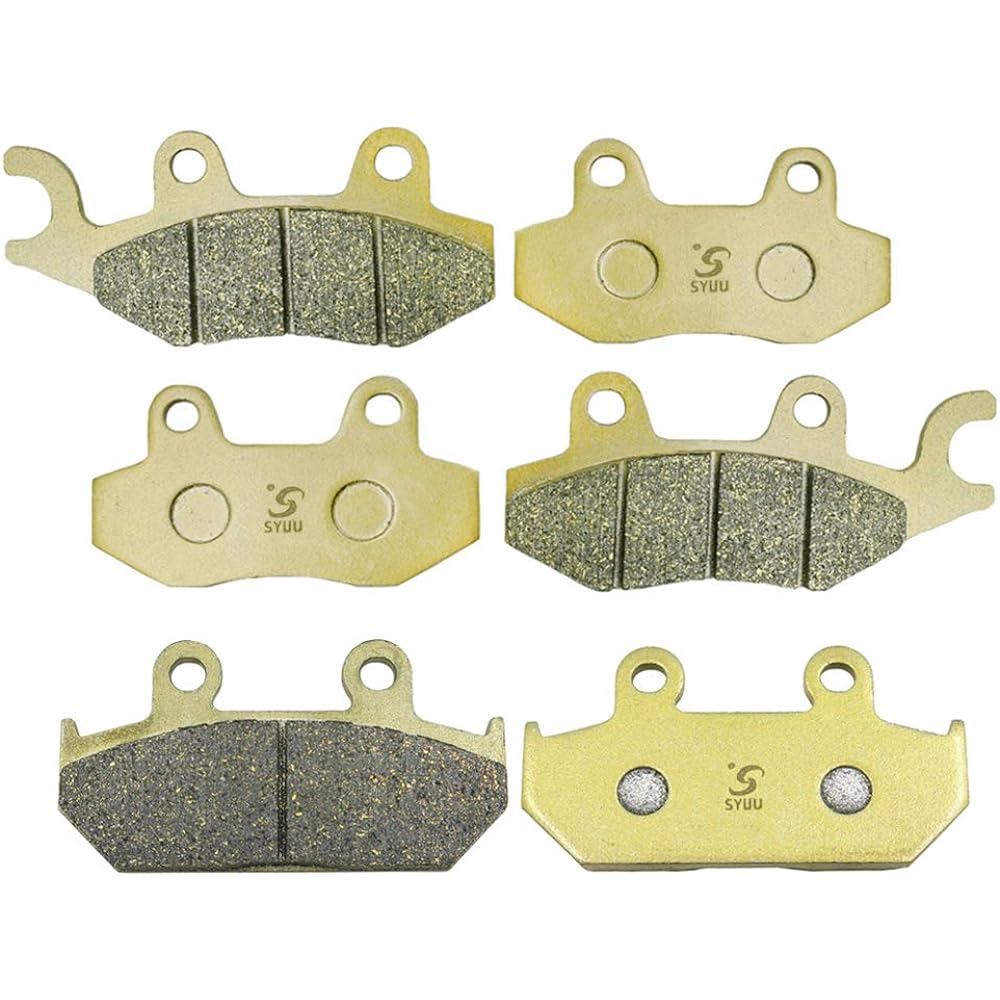 SYUU Motorcycle Replacement Front Rear Brake Pads Brake Pads Suzuki AN 400 Burgman Skywave 2007-2016 AN 250 Skywave 2007-2008 FA228F FA197F FA412R