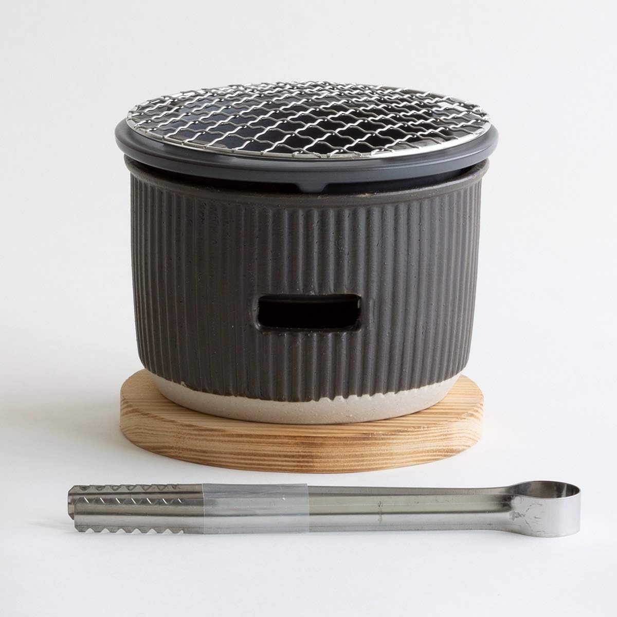 LOLO | Charcoal grill small black | Tabletop | Outdoor | Made in Japan | Solo grill |
