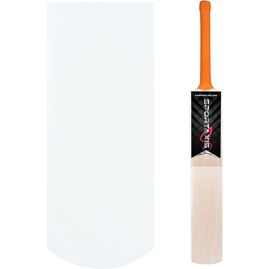 SPORTAXIS Premium Quality Cricket Bat Anti-Scuff Sheet - Transparent and Transparent Bat Sheet - Bat Protective Sheet