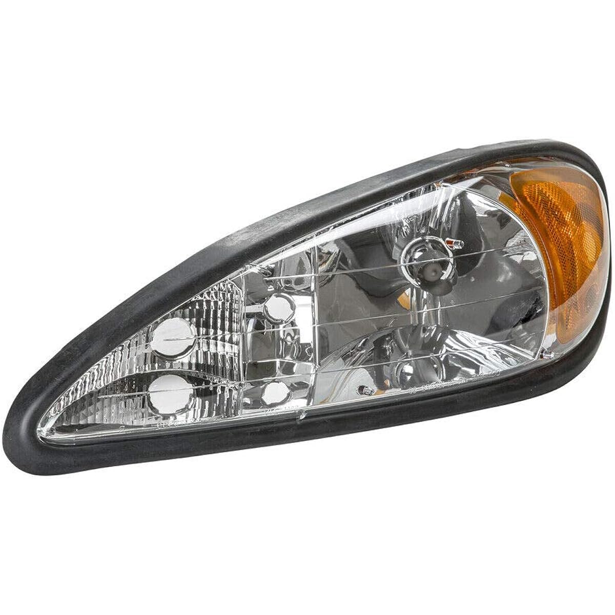 APDTY 112504 Headlight headlamp Front left driver 1999-2005 Pontiac GRAND AM (exchanged for 22672207, 16526011, GM2502196)