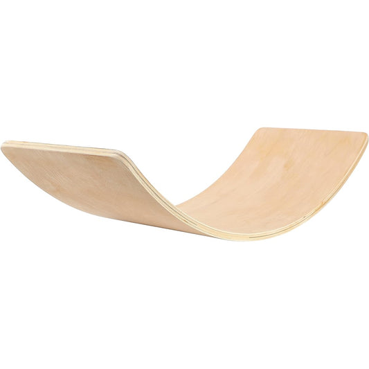asobuko Balance Board Manufacturer Genuine Wooden Balance Board Wooden Surface Coating Core Fitness Yoga Slide Board