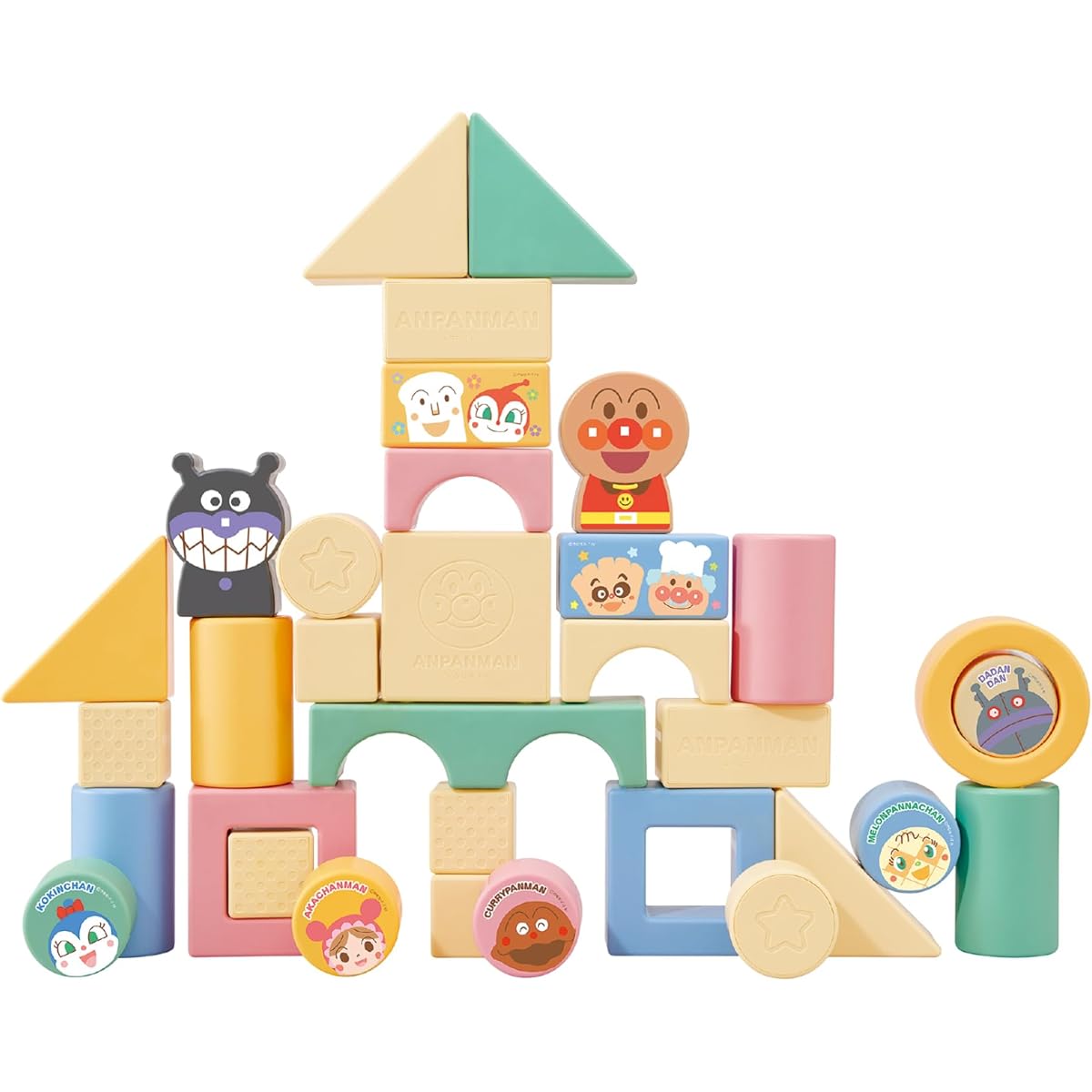 AGATSUMA Anpanman Blessings of Nature Tsumiki DX made from rice [Made in Japan] [Japan Toy Awards 2023 Excellence Award] (Target age: 0 months and older)