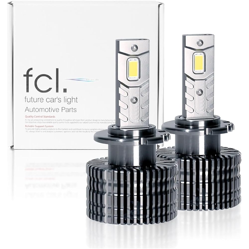 fcl. D4S LED Headlight White 8000lm Vehicle Inspection Compatible 12V 24V Car Projector 2 Pieces Left and Right with Pocket Integrated Type