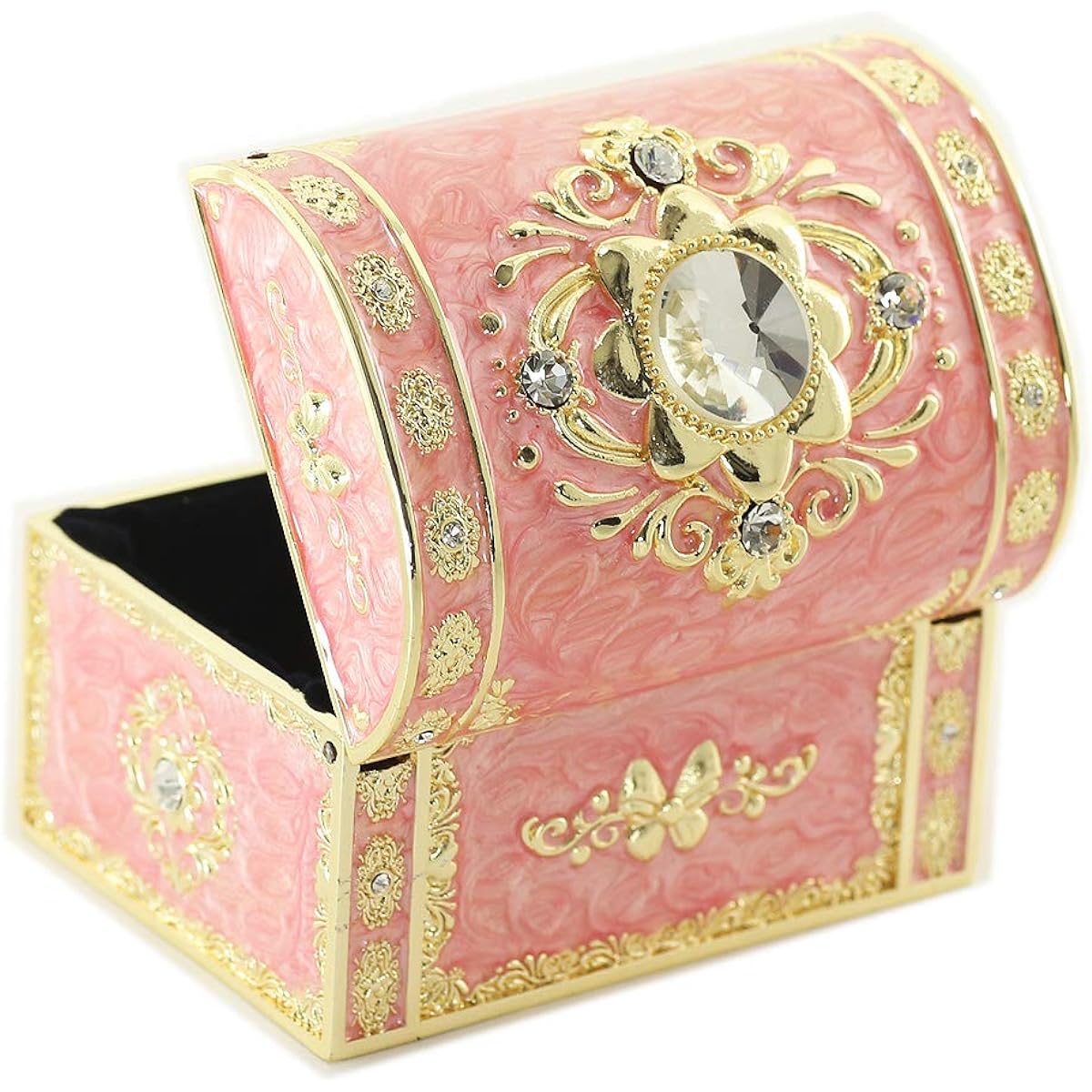 [Devalier] rap-jp Jewelry Box, Birthday Present, Women, Popular, Mother, Return Gift, Compact, Jewelry Storage, Jewelry Box, Jewelry Case, Accessory Box, Accessory Case, Women's, Pink