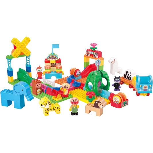 BANDAI Anpanman Rolling Block Lots of play! More rolling! Animal Encyclopedia DX