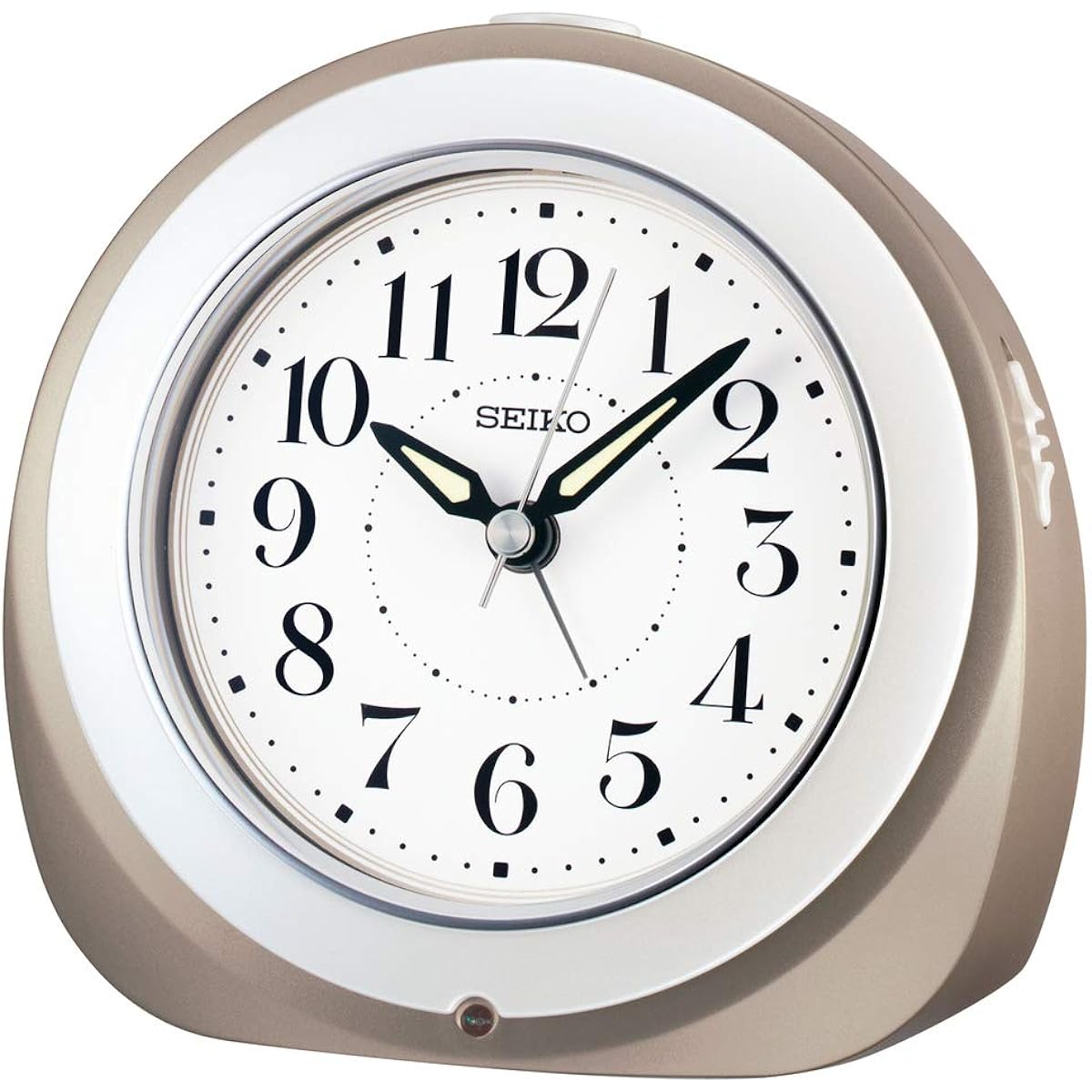 Seiko Clock Radio Alarm Clock Gray Metallic 128 x 135 x 82mm KR336N