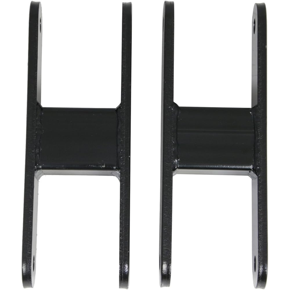 Rocktrix Steel Rear Shackle -2 -inch Lift -1995-2001 Ford Explorer and 2001-2005 Compatible with Sports Trucks -Black Leveling Kit