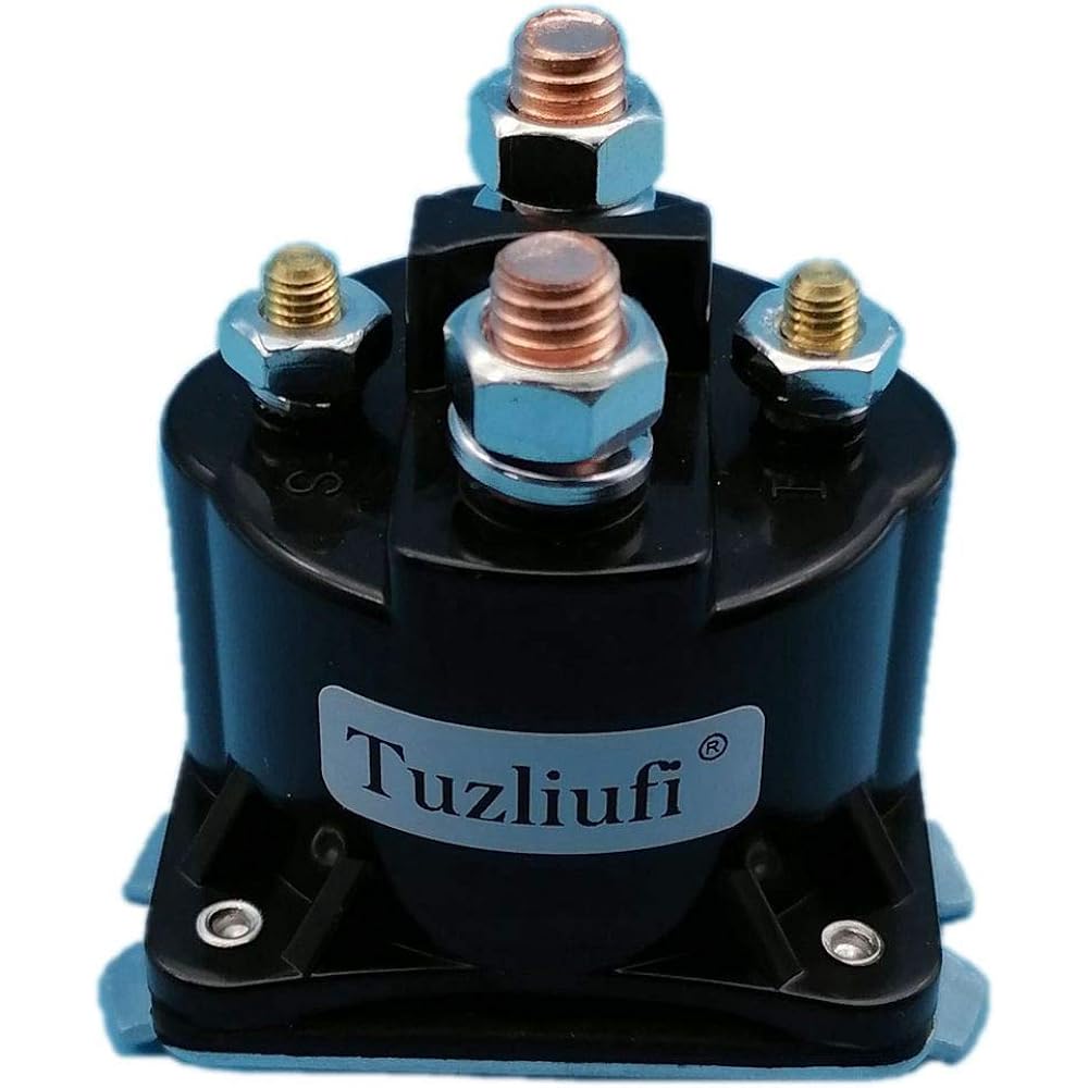 Tuzliufi Starter Solenoid Relay Switch 265662 39002134 75089833 742024 262682-11 70093640U16752 07522 Compatible with SAZ4201GJ SAZ-4201ER 19 0107 070009 12V 4 Terminal Z428