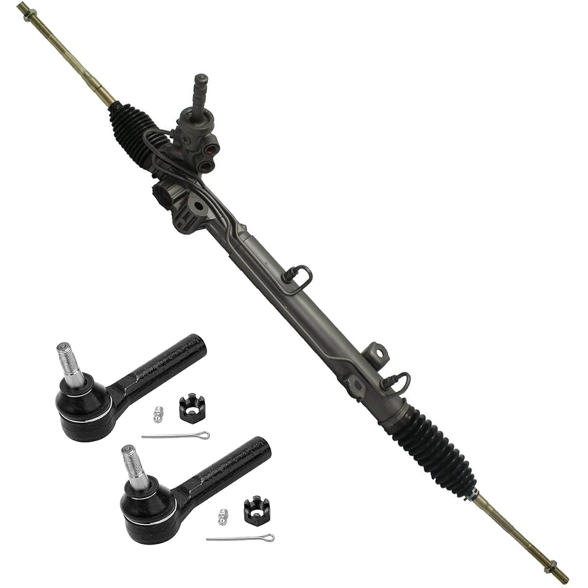 Detroit vehicle axis -racks and pinion + outer tie rod 2005-2007 town & country dodge caravan ground caravan -set of 3