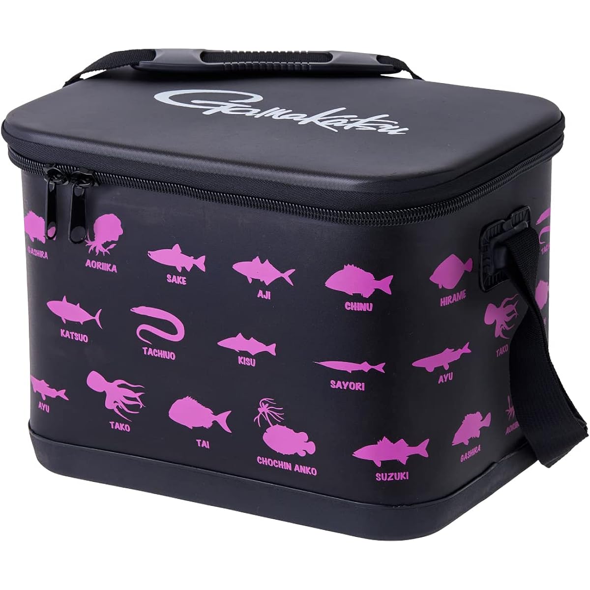 Gamakatsu Tackle Bakkan 18 GM2582 Black (Fish pattern)