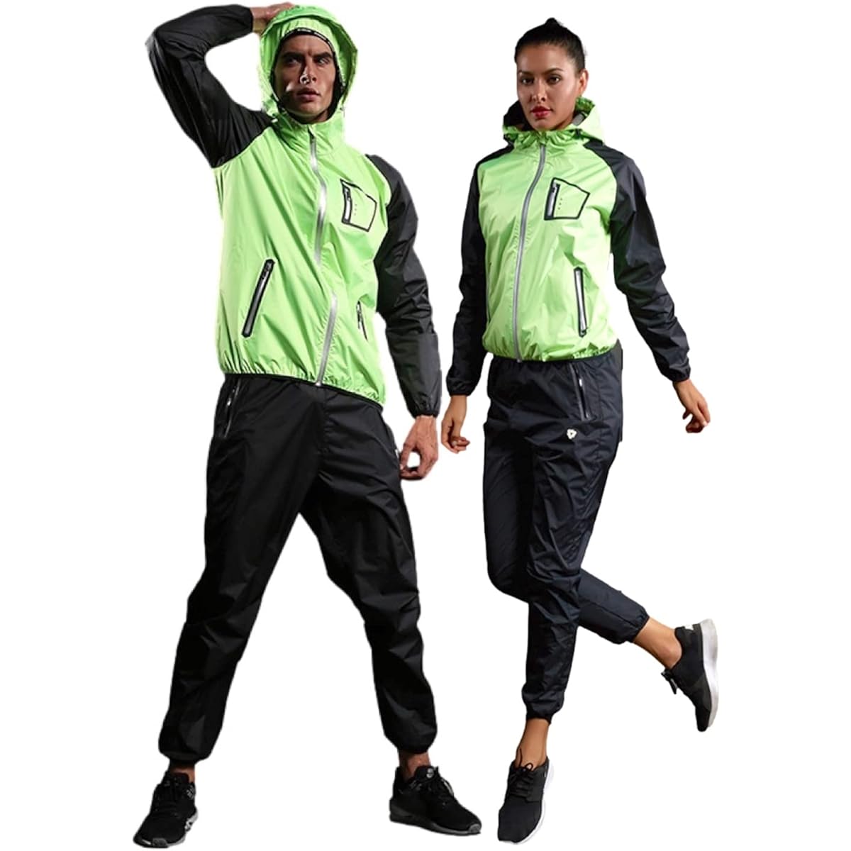 Sauna suit [Cumulatively over 30,000 pieces] Time-saving diet, heavy sweating, popular body, running, exercise, men's, women's, washable, top and bottom set, Japanese manufacturer Dripx