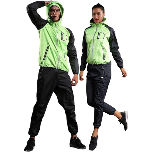 Sauna suit [Cumulatively over 30,000 pieces] Time-saving diet, heavy sweating, popular body, running, exercise, men's, women's, washable, top and bottom set, Japanese manufacturer Dripx