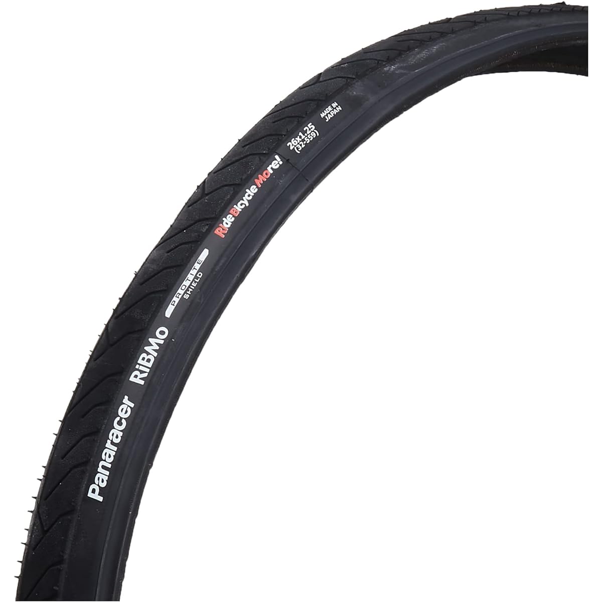 Panaracer Clincher Tire [26×1.25] Libmo F26125PS-RB-B2 Black (Mountain Bike/Touring Long Ride City Ride Commuting)