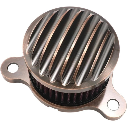 Motorcycle Fuel Filter For Harley Davidson Sportster 883 1200 1991-2016 Iron 883 2009-2016 Motorcycle Air Cleaner Intake Filter System (Color : Chrome)