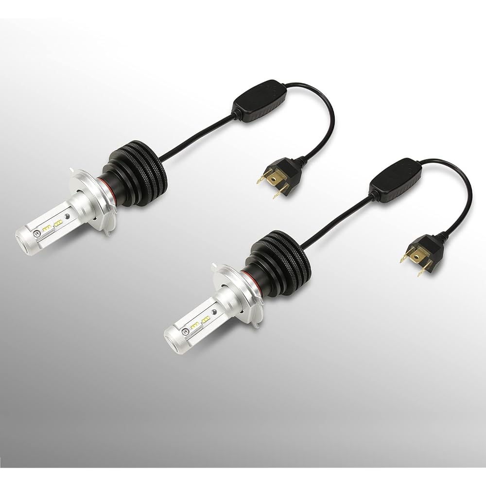 Carmate C'S SELECTION Car LED Headlamp H4 6500K High Beam 1700lm Low Beam 1300lm Compatible with Vehicle Inspection Compatible with Hybrid Vehicles and Idling Stop Vehicles ZLB501