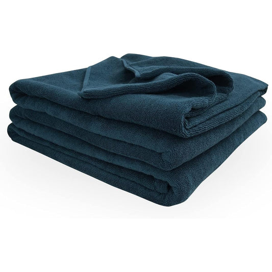 Revere Towel Blanket, Semi-Double, 100% Cotton, Heavy, For Summer, For Winter, Moisture Absorbent, Quick Drying, Thick, Thick, Long (Cloud Blue)