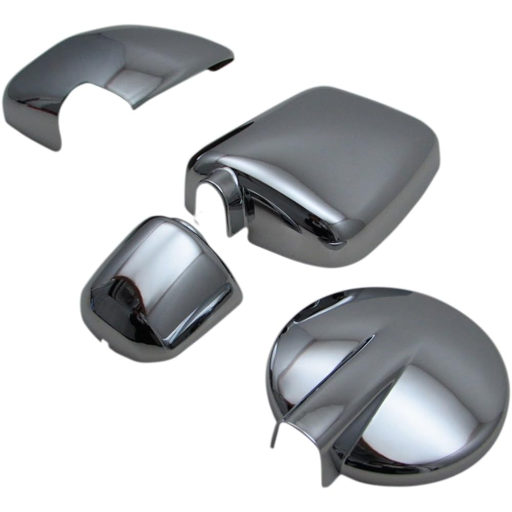 BRIGHTZ Hiace Van 200 Plated Door Mirror Cover [MIR-SID-241] Type I Type II Type III Type IV Type V Type 1 Type 2 Type 3 Type 4 Type 5 Narrow Standard Wide 27002