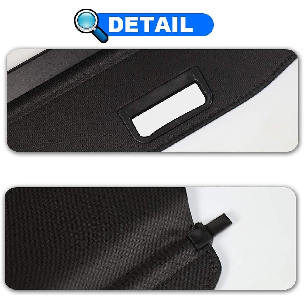 BOPARAUTO Cargo Cover Jeep Cherokee Accessories Waterproof 2019 2020 2021 Rear Trunk Shade Cover