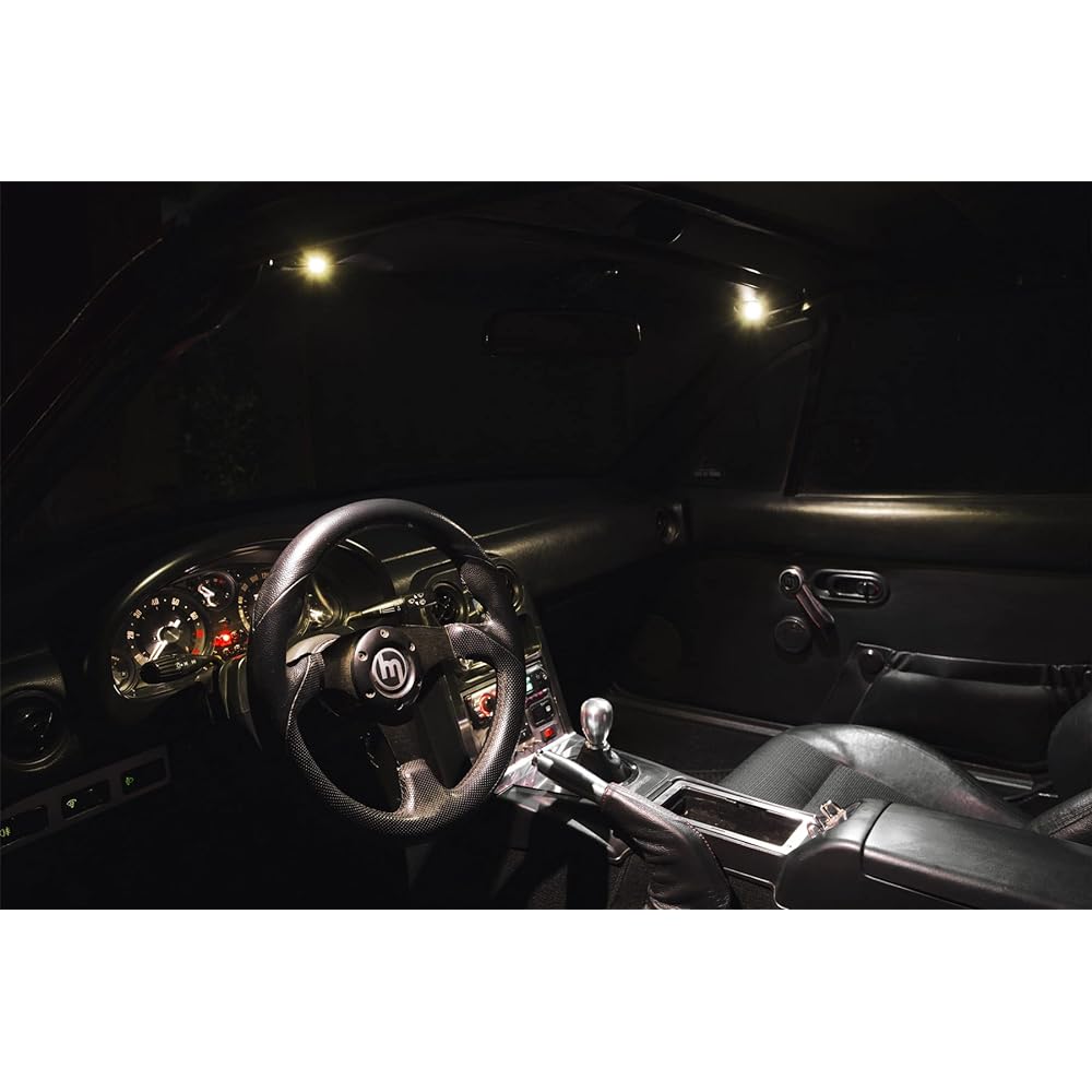 Jas Performance Sun Visor Room Light Roadster NA6C NA8C NB6C NB8C Black JP-2050
