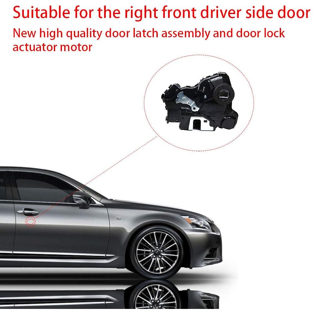 KEDAKEJI K0020L Door lock actuator & latch a sembris passenger seat front (right) (right) (69030-06200, 69030-0C050, 69030-42230, 931-403)