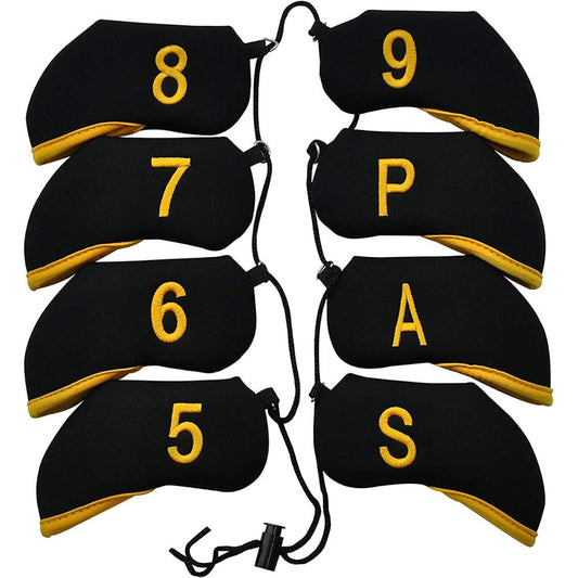 LYNX Iron Cover Set of 8 BK/YE