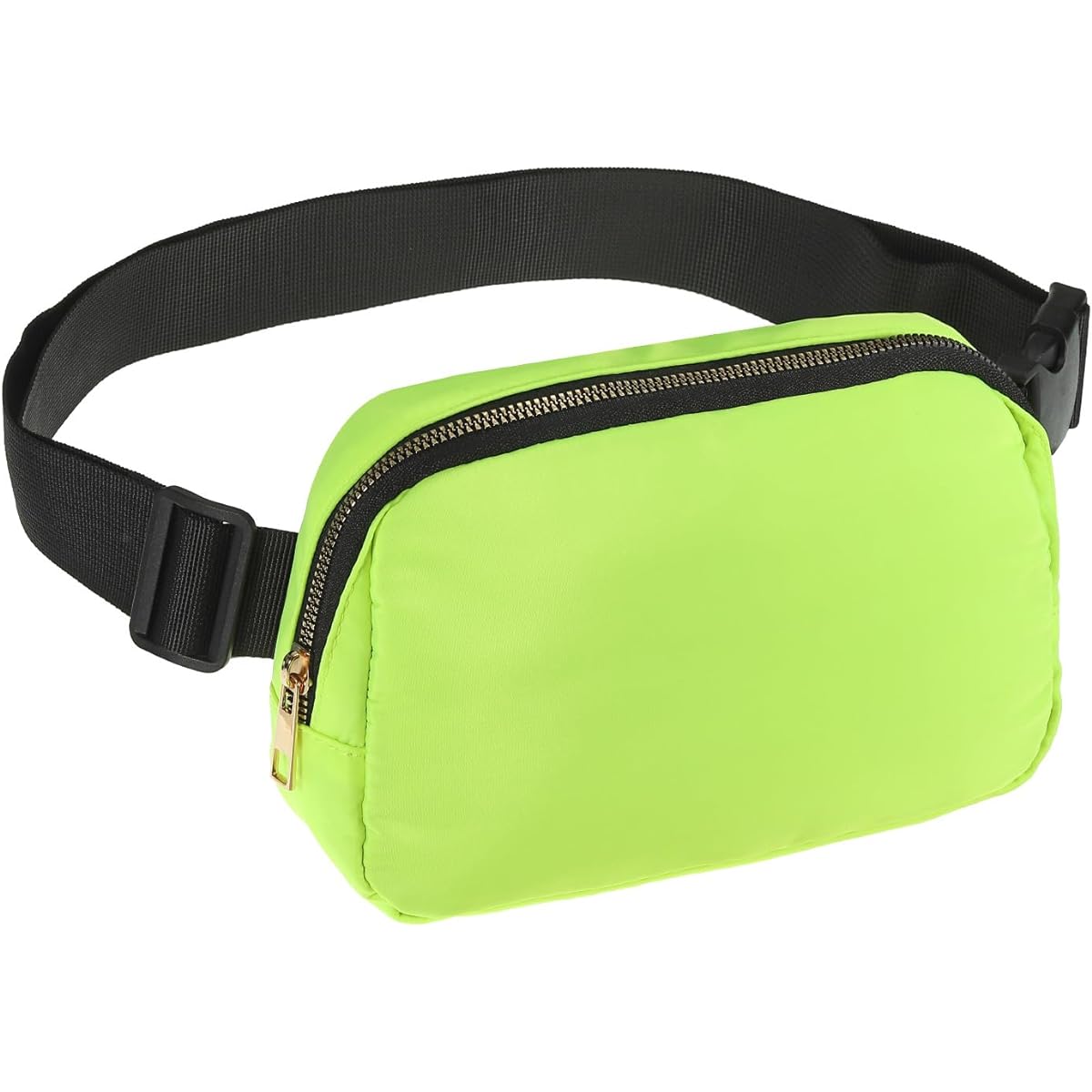 PATIKIL Fanny Pack Waterproof Belt Bag Men & Women Adjustable Crossbody Bag Waist Bag for Running Travel Workout Fluorescent Green